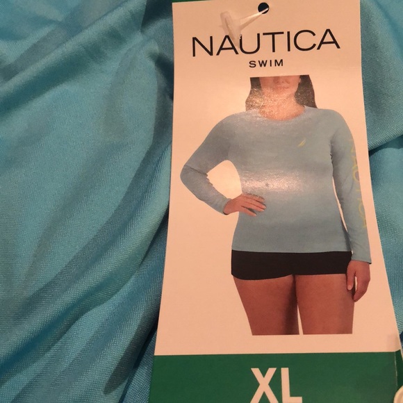 NAUTICA SWIM RASH GUARD TOP - Picture 8 of 10
